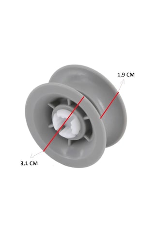 Bosch Uyumlu Bulaşık Makinesi Sepet Tekerleği Üst Teker 8 Adet - 258264233