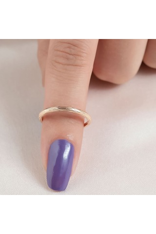 14k Altın Cabaret Wooden Yüzük