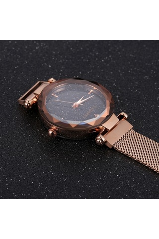 Sones Bs Bee Sister Fa1501 Kadın Elmas Saat Zincirli Saat Gümüş