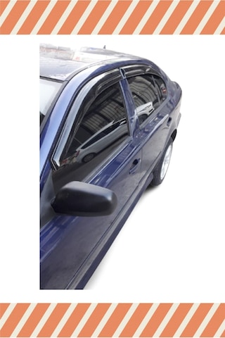 Skoda Octavia Sedan 2005-2012 Modellerine Özel 4'lü Mügen Tip Cam Rüzgarlığı