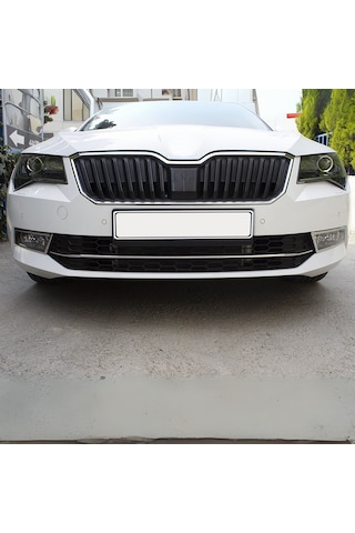 Skoda Superb Ön Tampon Çıtası - Krom 3 Parça Sd 2015-2019