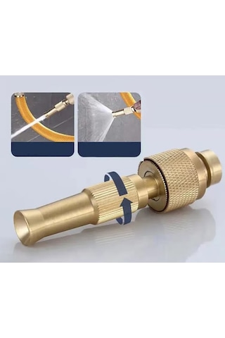 River World Basınçlı Su Atmak İçin Gold Hortum Başlığı