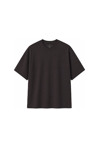 Ranud Erkek Oversize Fit Tişört,%100 Pamuk, Yumuşak Fırçalı Kumaş, Oeko-tex Sertifikalı Kahverengi