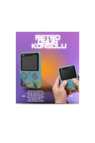 Northcity G5-ateri Mini Oyun Konsolu: 3 İnç Renkli Lcd İle Eğlence Ve Klasikler Arasında