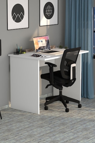 Moonlife Yağmur Çalışma Masası Beyaz