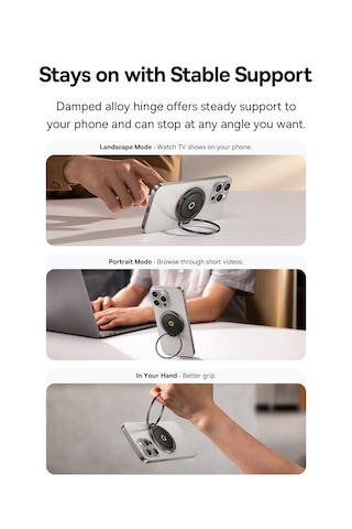 Baseus Magpro 2 Manyetik 360 Derece Ayarlanabilir Standlı Telefon Tutacağı Telefon Standı