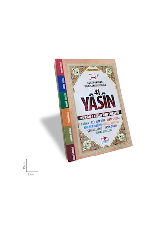 41 Yasin Cep Boy Kolay Okunan Bilgisayar Hatlı