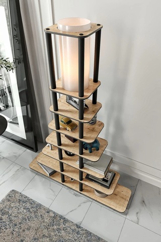 Ravilo Sierras Middle Raflı Lambader Meşe