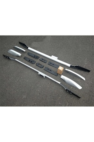 Toyota Uyumlu Prado Fj 150 Tavan Çıtası 2010 2017 Oem Style Silver Gri