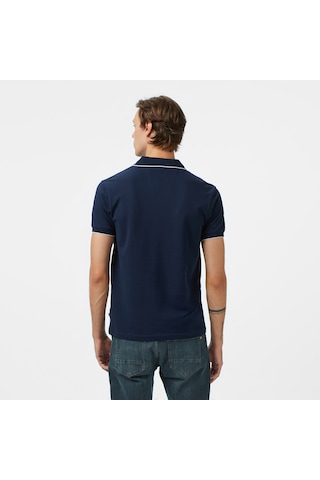 Nautica Erkek Lacivert Classic Fit Polo Yaka T-shirt Düz K55346t Lacivert
