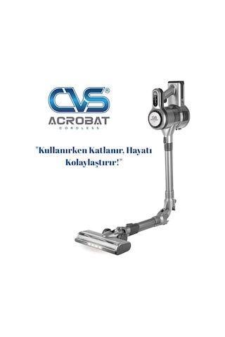 Cvs Dn 4731 Cordless Katlanır Şarjlı Dijital Dik Süpürge