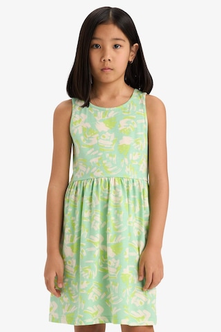 DeFacto Kız Çocuk Bisiklet Yaka Desenli Kolsuz Yazlık Elbise B4338A825SMTR107