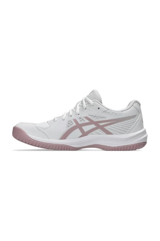 Asics Court Slide 4 Beyaz Pembe Kadın Tenis Ayakkabısı