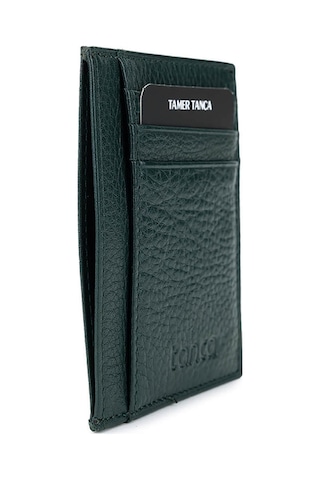 Tamer Tanca Erkek Hakiki Deri Yeşil Cüzdan 907 1092 Erk Czdn Sk25-26 Yesıl Fltr Yeşil