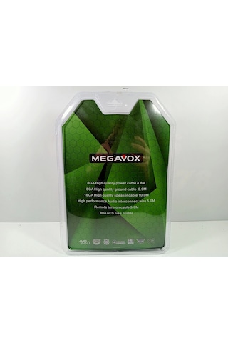 Megavox 8ga Amfi Kablo Seti Kaliteli Profesyonel Anfi Kablosu Seti 8ga