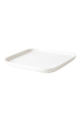 Mudo Home Natura Kare Pasta Tabağı 22cm Beyaz