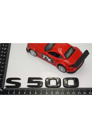 S 500 Bagaj Parlak Siyah ABS 3M 3D Yazı Logo