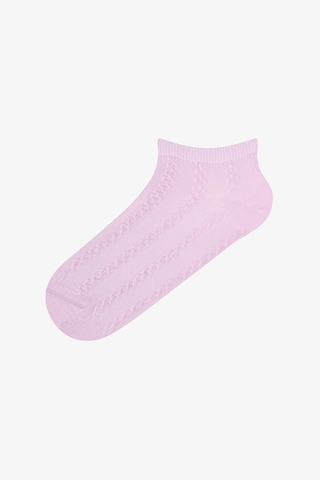 Penti Gri Soft Clouded Jakarlı 5 Çift Patik Çorap Gri Soft Multi