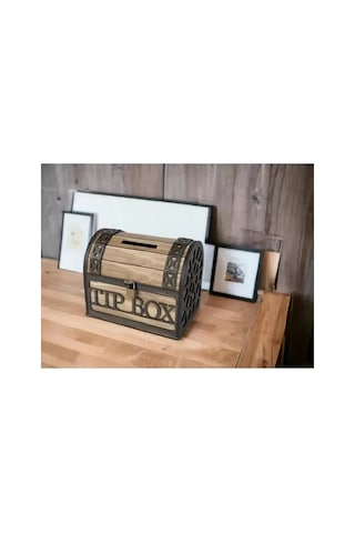 Klitli Tip Box Bahşiş Kutusu Ve Kumbara Sandık Tipi Tipbox Cn