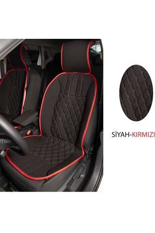 Elegance 2'Li Set Minder Siyah-Kırmızı / Klmny536