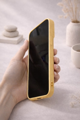 Apple Uyumlu iPhone 14 Pro Max Darbeye Dayanıklı Silikon Telefon Kılıfı Sarı