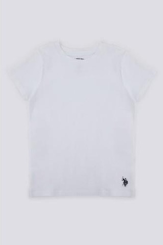 U.S. Polo Assn. Erkek Çocuk Fanila - Beyaz