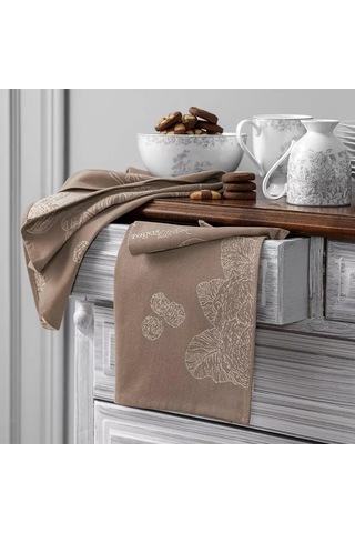 Togas Mutfak Havlusu 40x60 Cm 1 Adet %100 Pamuk 290 G/m² 193667877 Kahverengi