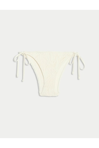 Marks & Spencer Detaylı Bikini Altı T52001097P Krem