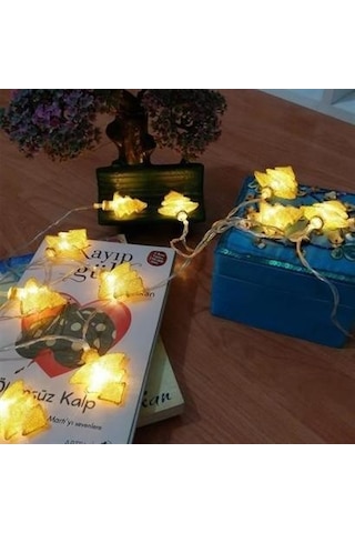 Dekoratif Işıklı Metal Örgülü Çam Ağacı Şeklinde Günışığı Şerit Led Işık Zinciri - Aa58yt1057yu Gün Işığı