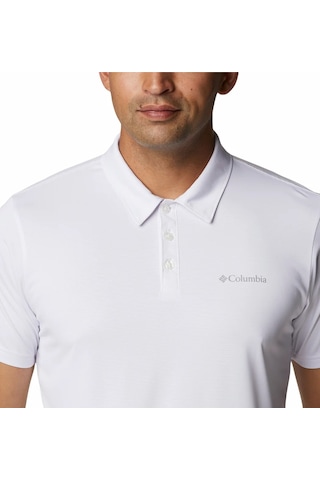 Columbia Ao3614 Hike Erkek Polo T-shirt 1990401100 Beyaz