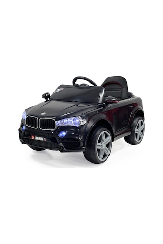 Blade Gt 12v Uzaktan Kumandalı Bluetooth Ve Usb Destekli Led Farlı Emniyet Kemerli Çocuk Akülü Araba Siyah