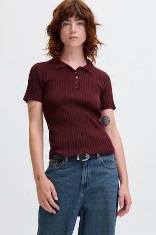 Jack & Jones Jjxx Kadın Polo Triko Tişört Bordo