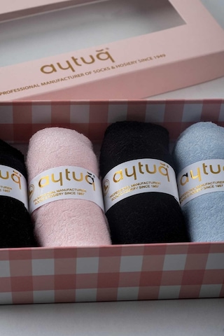 Aytuğ Kadın Modal Patik Çorap 5 Çift Özel Kutulu 4 Renk 33241