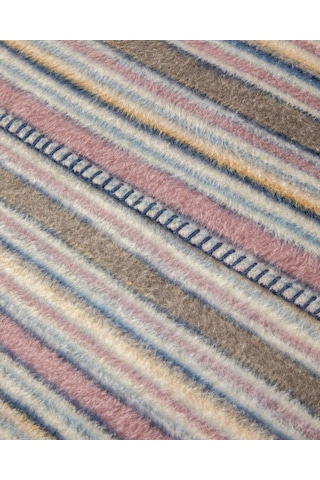 Maro Pamuk Akrilik Çift Kişilik Battaniye 200x220 Cm Pembe - Kahve