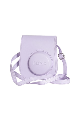 Fujifilm Instax Mini 12 Fotoğraf Makinesi + 10'lu Film + Mini Albüm + Deri Kılıf Seti Lila