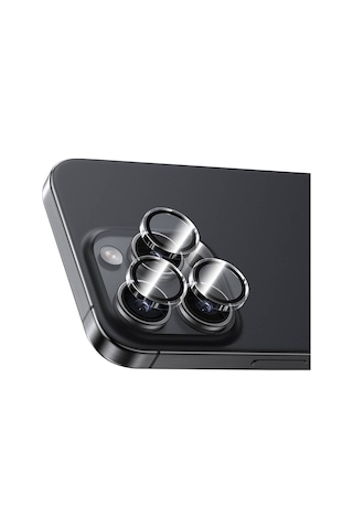 Apple Uyumlu iPhone 16 Pro Max Benks Ar Glass Warrior Transparan Premium Cam Kamera Lens Koruyucu Şeffaf