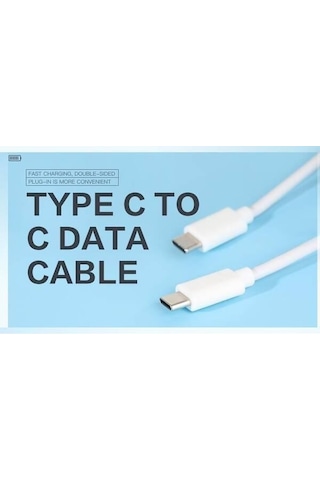 Torima Typ-c To Typ-c Kablo 1m Beyaz Yd42