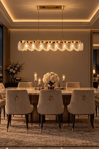 Modern Premıum Şelale Sarkıt Ledli Avize 3 Renk Gold Salon Avizesi 50w Beyaz