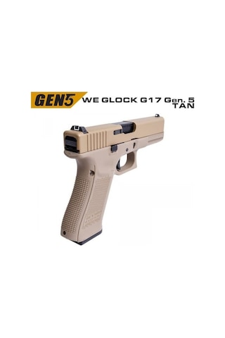 We Glock G17 Gen5 "f" Gbb Airsoft Tabanca Bej