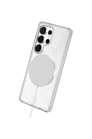 Joko - 639 - Samsung Galaxy Uyumlu S25 Ultra Star Magsafe Kapak - Glblseme - - Şeffaf