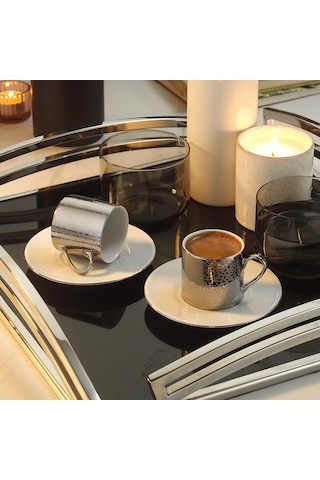 Kütahya Porselen Ru04Kt540P10916 Ruya 2 Kişilik 4 Parça Kahve Fin