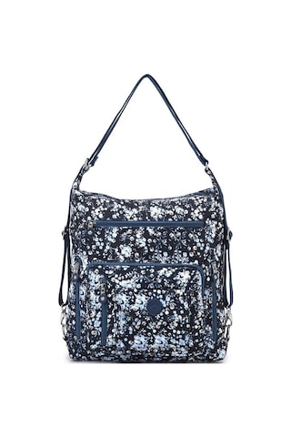 Hem Sırt Hem De Omuz Kadın Çantası Smart Bags 1205 Mavi Rose Mavi - Bej