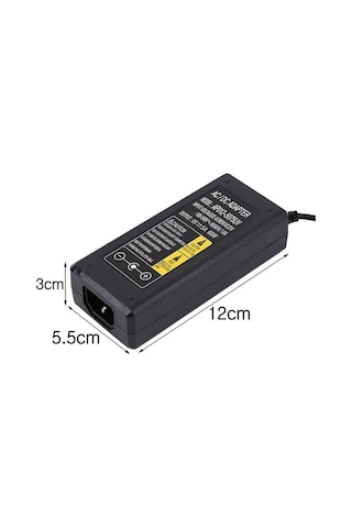 Novahub 12v 5a Araba Güç Adaptörü - Otomatik Şarj Cihazı - Profesyonel - Siyah