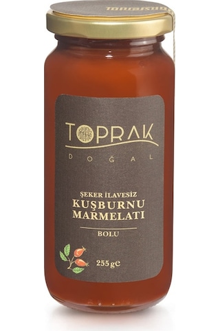 Toprak Doğal Bolu Şekersiz Kuşburnu Marmelatı 255 G Toprak Doğal Bolu Şekersiz Kuşburnu Marmelatı 255 G