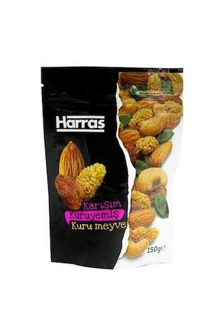 Yerli Premium Lüks Karışık Kuruyemiş Kuru Meyve 4 Adet X 150 Gr 150 G