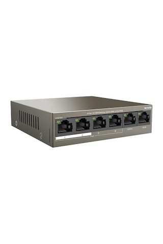 Tenda Tef1106p 2 X Uplink + 4 Port Poe Ethernet Switch 63 Watt