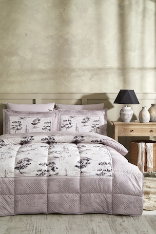 Özdilek Ranforce Çift Kişilik Uyku Seti-toile De Jouy Pudra Pudra