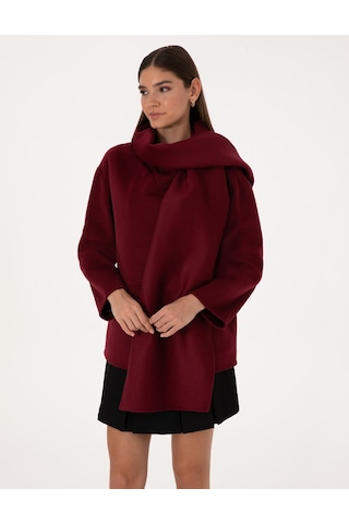 Pierre Cardin Kadın Bordo Kaban 50314273-vr014 Bordo