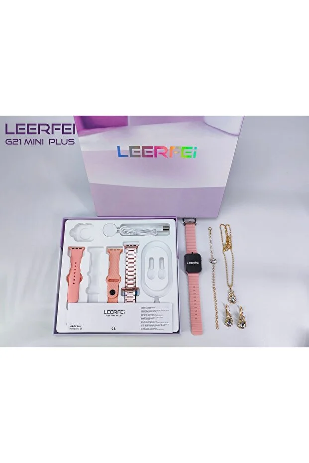 Leerfei G21 1.77" Mini Plus Akıllı Kadın Saati (İthalatçı Garantili)