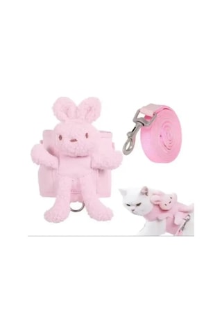 Dodes Peluş Ayıcıklı Göğüs Gezdirme Tasması Seti